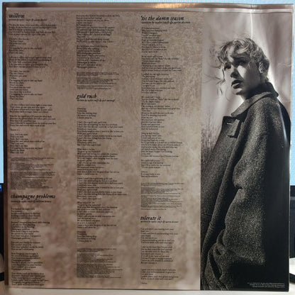 Taylor Swift - Evermore (2x OPAQUE RED VINYL) | Near Mint (NM or M-) Very Good (VG)