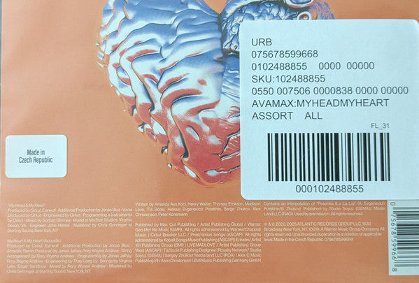 My Head & My Heart (7") | Near Mint (NM) Near Mint (NM)