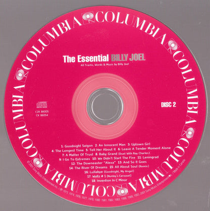Billy Joel - The Essential Billy Joel (2xCD CANADA) | Near Mint (NM or M-) Excellent+ (EX+)
