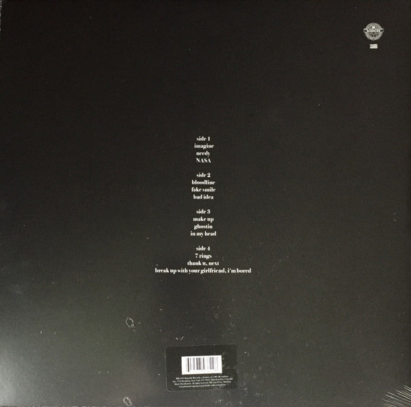 Ariana Grande - Thank U, Next (2xVINYL) | Near Mint (NM) Near Mint (NM)