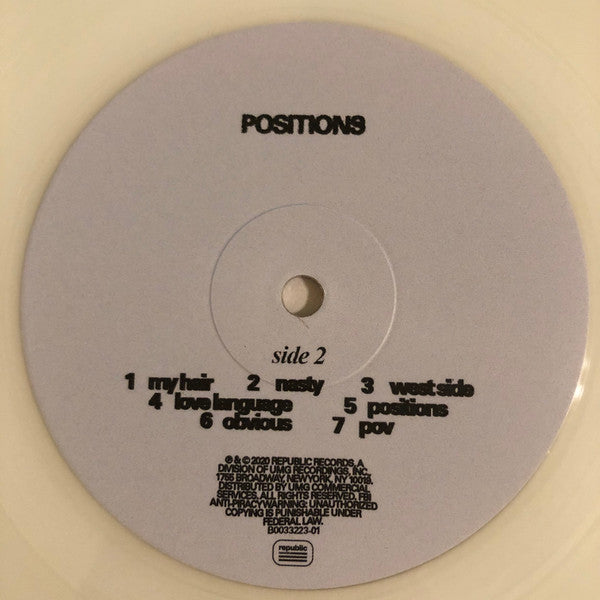 Ariana Grande - Positions (VINYL) | Near Mint (NM) Near Mint (NM)