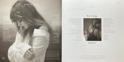 Taylor Swift - The Tortured Poets Department (2X LP) *Phantom Clear* | Near Mint (NM) Near Mint (NM)