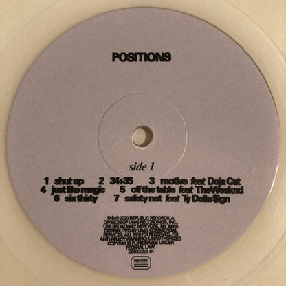 Ariana Grande - Positions (VINYL) | Near Mint (NM) Near Mint (NM)