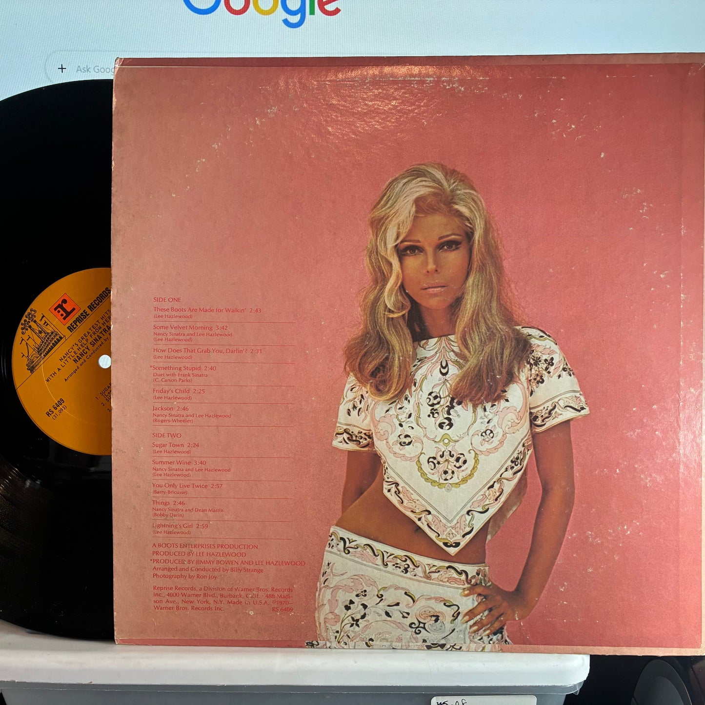 Nancy Sinatra - Nancy's Greatest Hits (VINYL) | Very Good Plus (VG+) Very Good Plus (VG+)