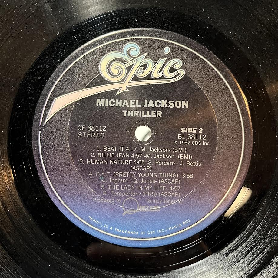 Michael Jackson - Thriller (VINYL) | Very Good Plus (VG+) Very Good Plus (VG+)