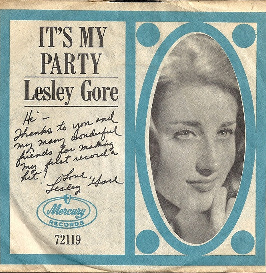 Lesley Gore - It's My Party (7" VINYL) | Very Good Plus (VG+) Near Mint (NM)