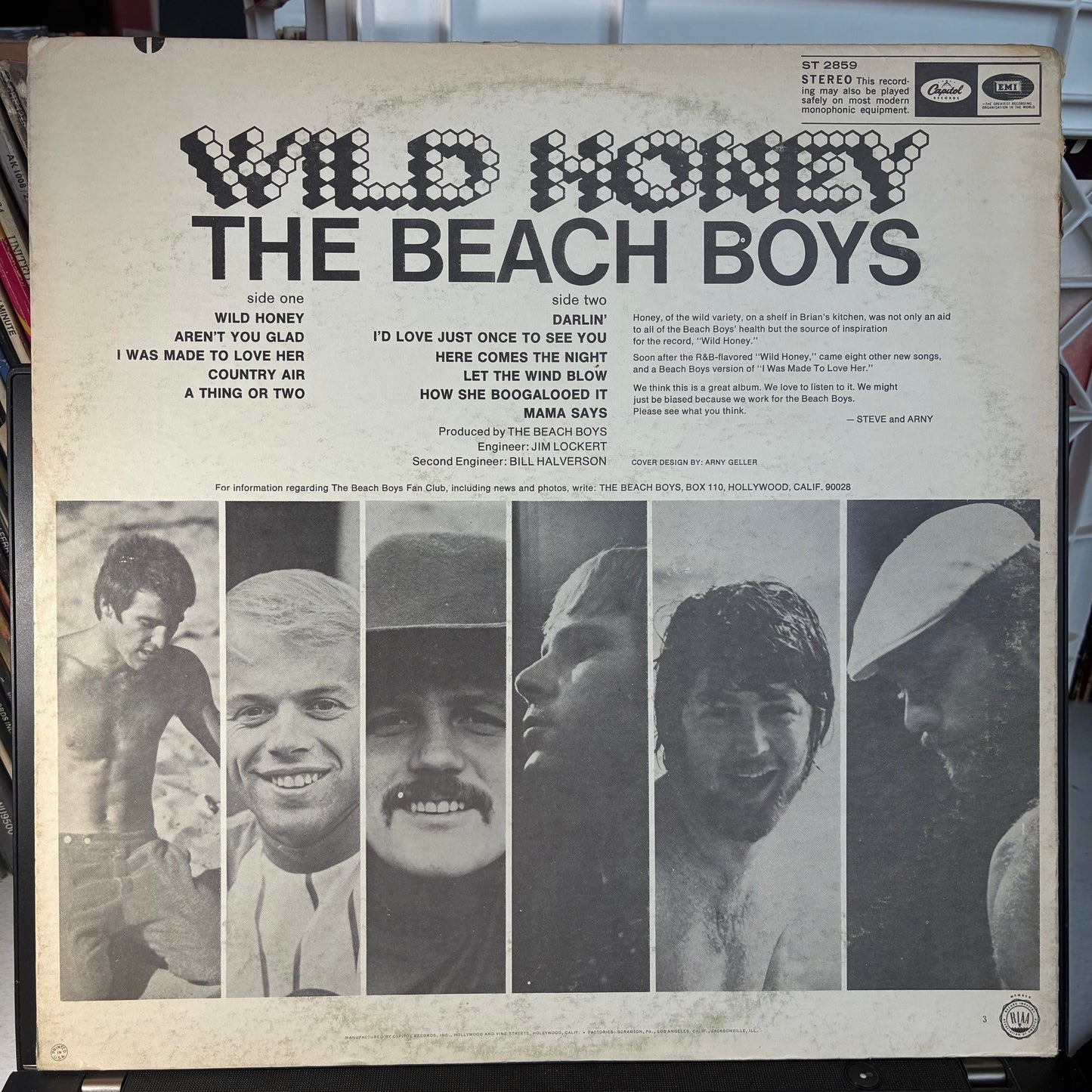 The Beach Boys - Wild Honey (VINYL) | Very Good Plus (VG+) Very Good Plus (VG+)