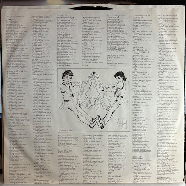 Michael Jackson - Thriller (VINYL) | Very Good Plus (VG+) Very Good Plus (VG+)