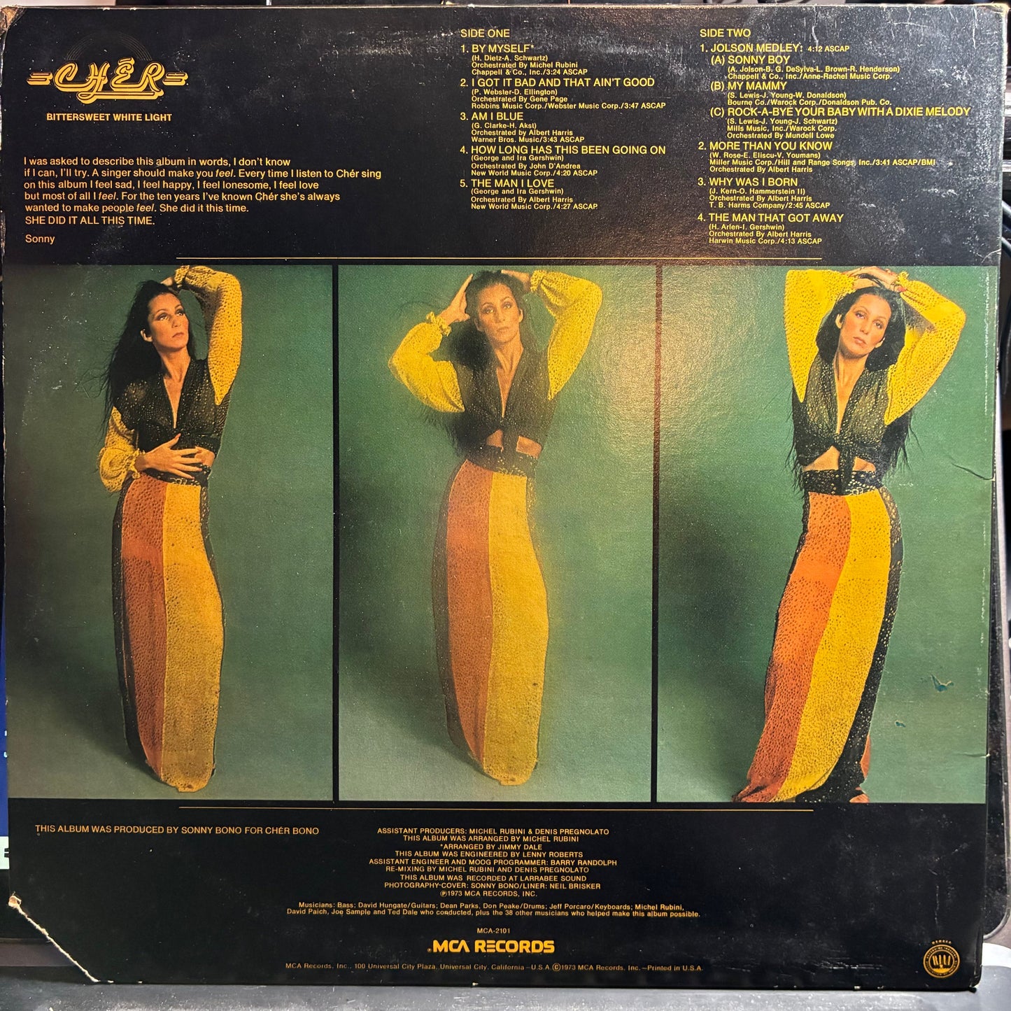 Cher - Bittersweet White Light (VINYL) | Very Good Plus (VG+) Very Good Plus (VG+)