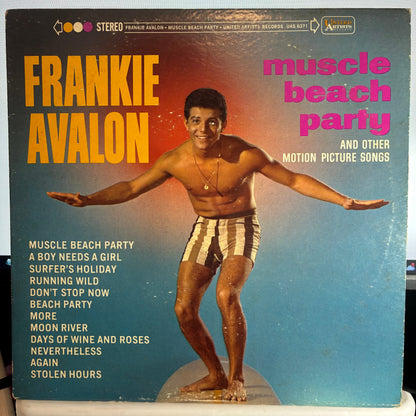 Frankie Avalon - Muscle Beach Party And Other Motion Picture Songs (VINYL) | Very Good (VG) Very Good Plus (VG+)