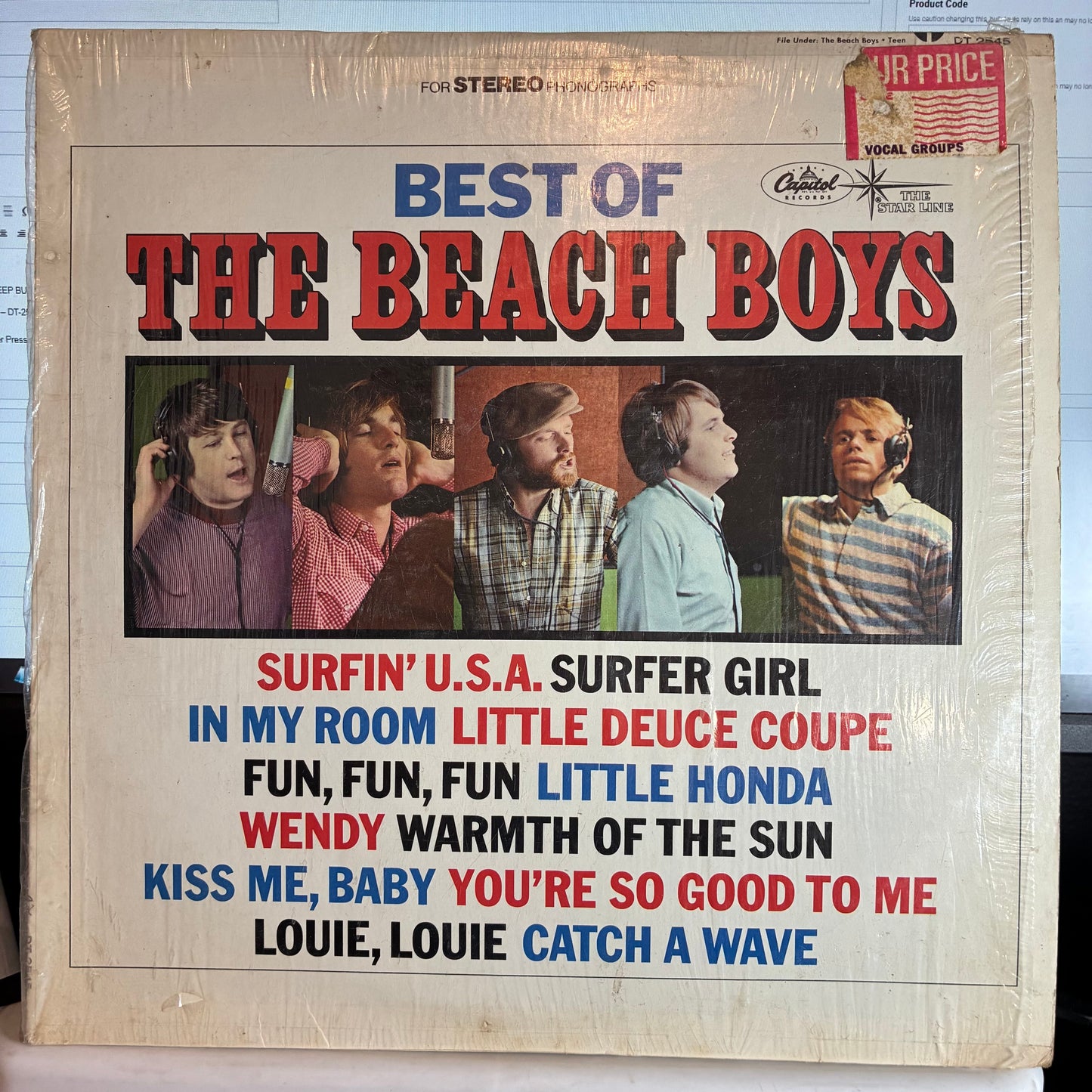The Beach Boys - Best Of The Beach Boys (VINYL) | Very Good (VG) Excellent (EX)