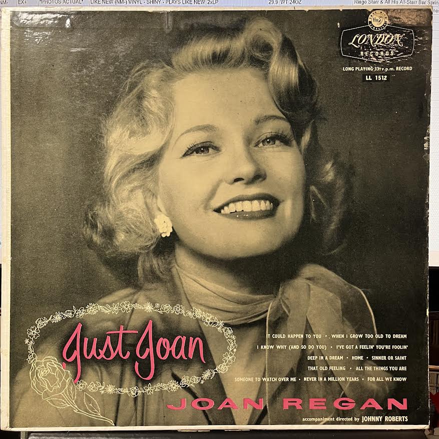 Joan Regan - Just Joan / The Girl Next Door (VINYL) | Very Good (VG) Excellent (EX)