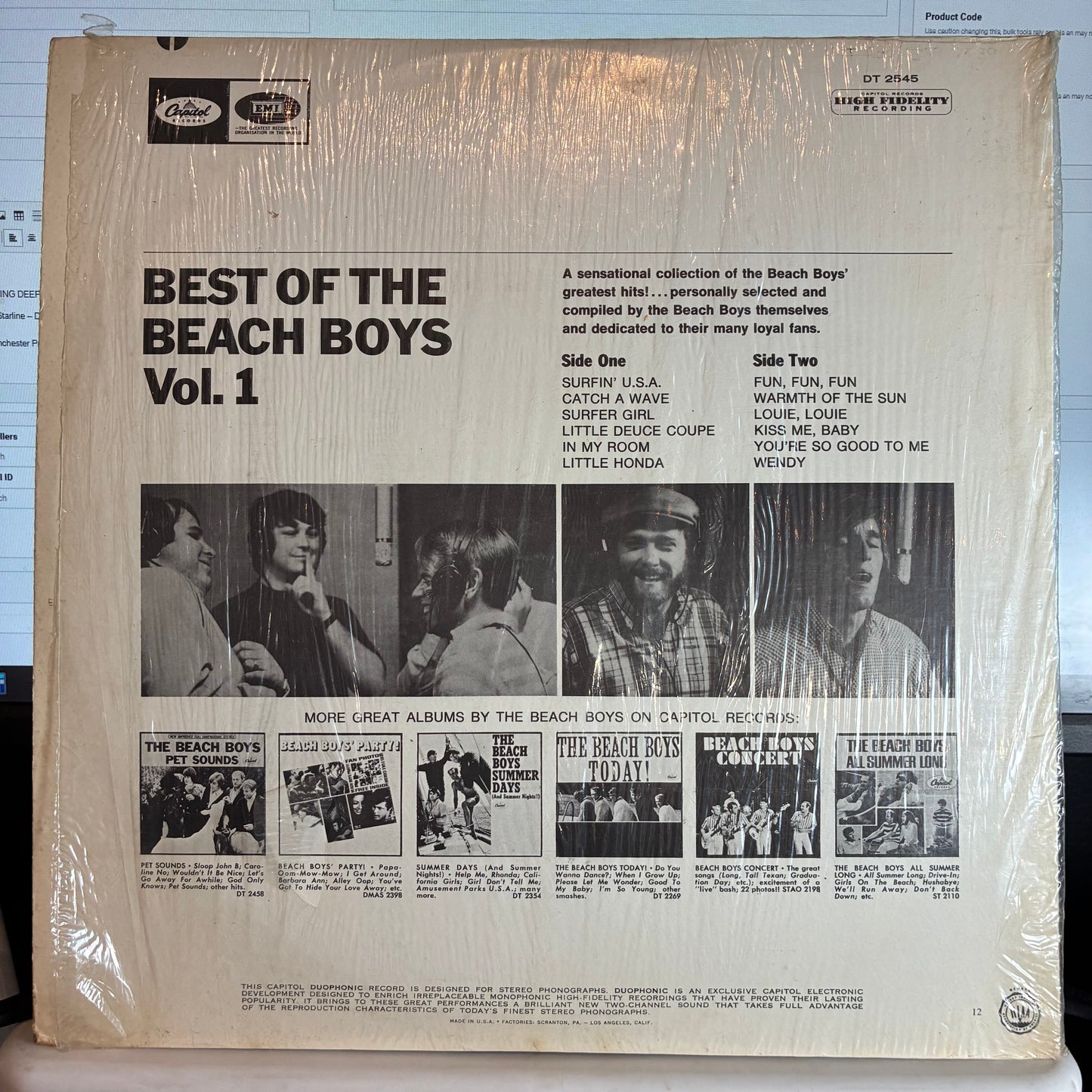 The Beach Boys - Best Of The Beach Boys (VINYL) | Very Good (VG) Excellent (EX)