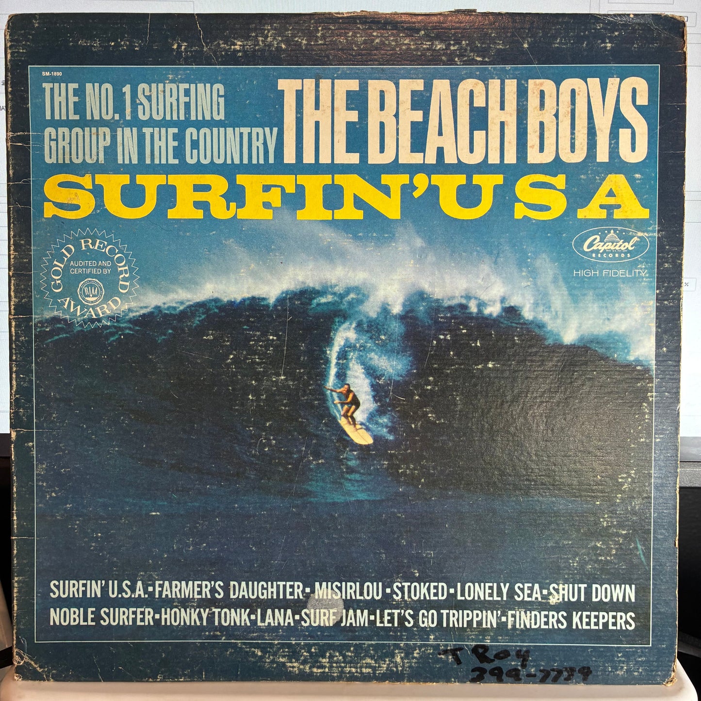 The Beach Boys - Surfin' USA (VINYL) | Very Good (VG) Very Good (VG)