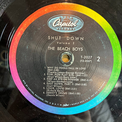 The Beach Boys - Shut Down Volume 2 (VINYL) | Very Good (VG) Excellent (EX)
