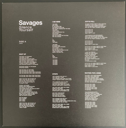 Savages - Silence Yourself (VINYL) |