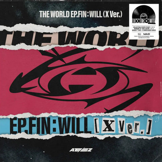 Ateez (2) - The World Ep.Fin : Will (X Ver.) (RSD VINYL) | Mint (M) Mint (M)
