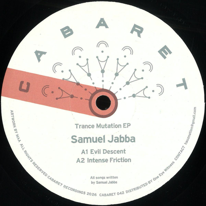 Samuel Jabba - Trance Mutation (VINYL) | Mint (M) Mint (M)