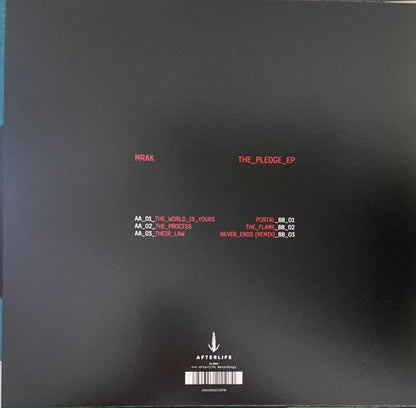 The Pledge EP (TRANSLUCENT RED VINYL) | Mint (M) Mint (M)