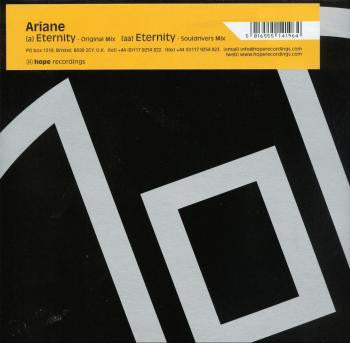 Ariane - Eternity (12" VINYL) | Excellent (EX) Excellent (EX)
