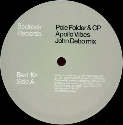 Pole Folder & CP - Apollo Vibes (Remixes) (12" VINYL) | Near Mint (NM) Near Mint (NM)