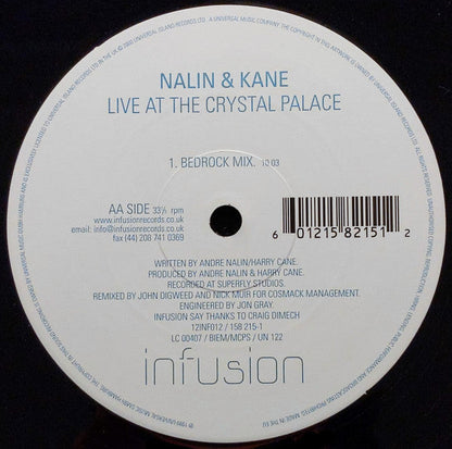 Nalin & Kane - Live At The Crystal Palace (12" VINYL) | Very Good Plus (VG+) Generic