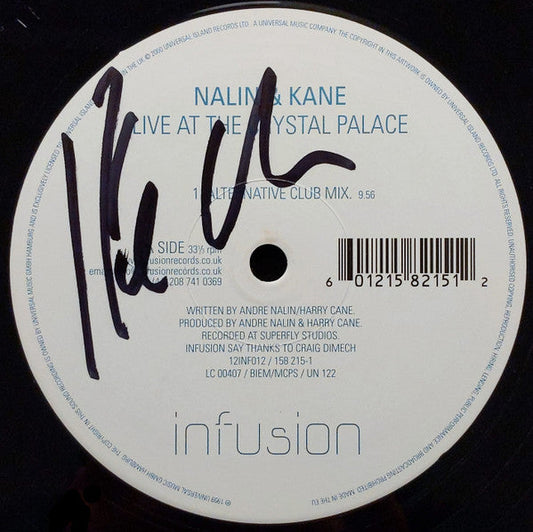 Nalin & Kane - Live At The Crystal Palace (12" VINYL) | Very Good Plus (VG+) Generic