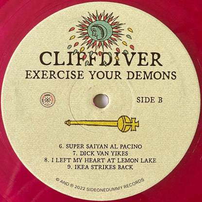 Cliffdiver - Exercise Your Demons (STRAWBERRY SMASH VINYL) | Mint (M) Mint (M)
