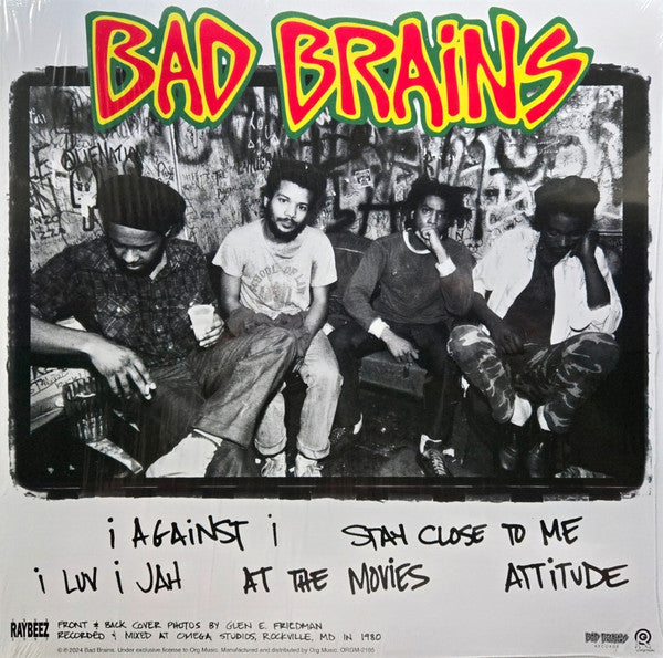 Bad Brains - Omega Sessions (RED VINYL, ETCHED) | Mint (M) Mint (M)