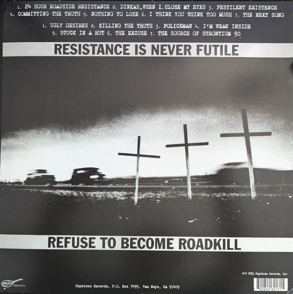 Against All Authority - 24 Hour Roadside Resistance (RED/BLACK SPLATTER VINYL) | Mint (M) Mint (M)