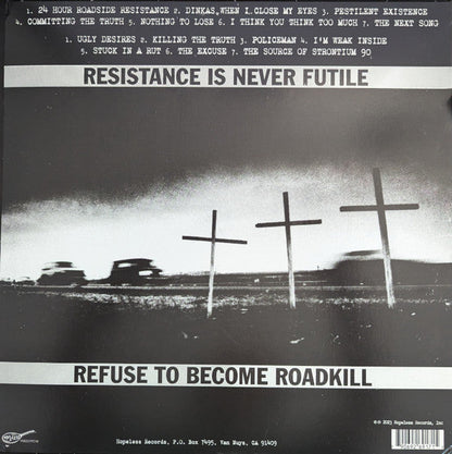 Against All Authority - 24 Hour Roadside Resistance (RED/BLACK SPLATTER VINYL) | Mint (M) Mint (M)