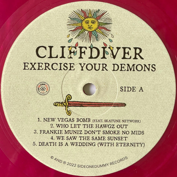 Cliffdiver - Exercise Your Demons (STRAWBERRY SMASH VINYL) | Mint (M) Mint (M)
