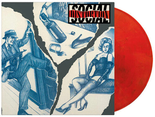 Social Distortion - Social Distortion (RED BLACK AND WHITE MARBLE VINYL) | Mint (M) Mint (M)