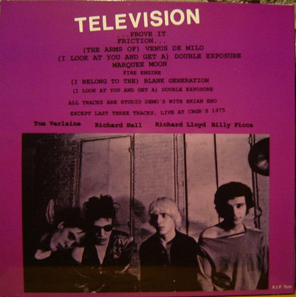 Television - Double Exposure (VINYL) |