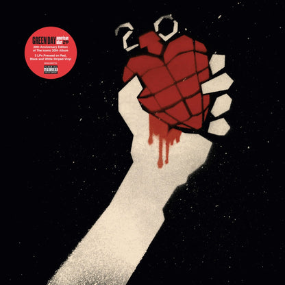 Green Day - American Idiot: 20th Anniversary (RED & BLACK SPLATTER VINYL) | Mint (M) Mint (M)