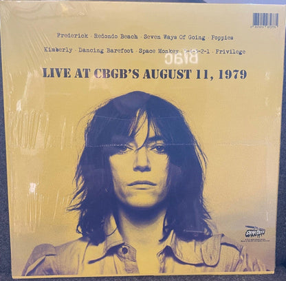 Patti Smith - First We Take Manhattan (Live At CBGB's August 11, 1979)(COLOR VINYL) |