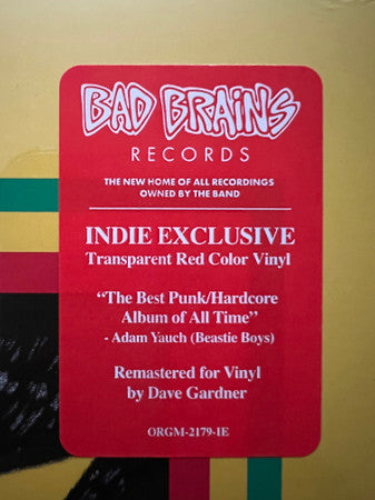 Bad Brains (RED VINYL) |