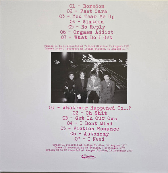 Buzzcocks - Oh Shit! (The "Another Music In A Different Kitchen" Demos 1977)(VINYL) | Mint (M) Mint (M)