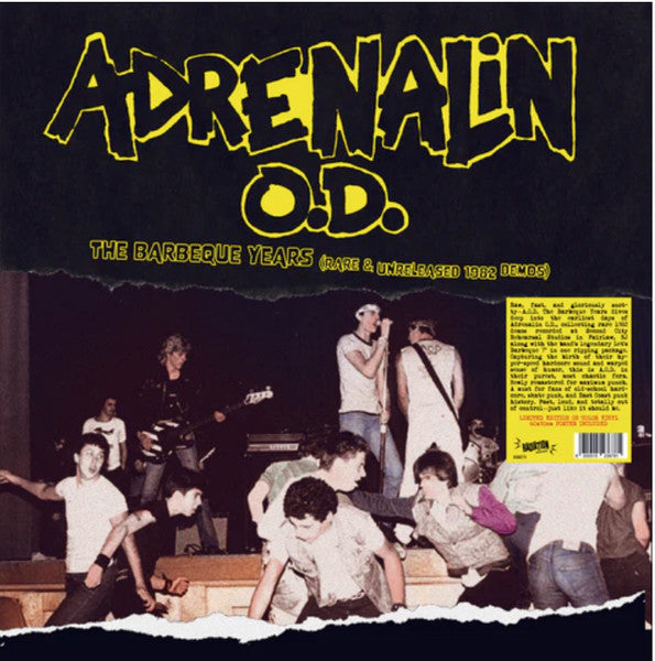 Adrenalin O.D. - The Barbeque Years (Rare & Unreleased 1982 Demos) (VINYL) | Mint (M) Mint (M)