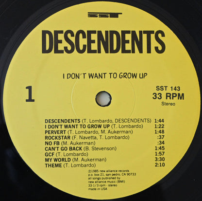 I Don't Want To Grow Up (VINYL) | Mint (M) Mint (M)