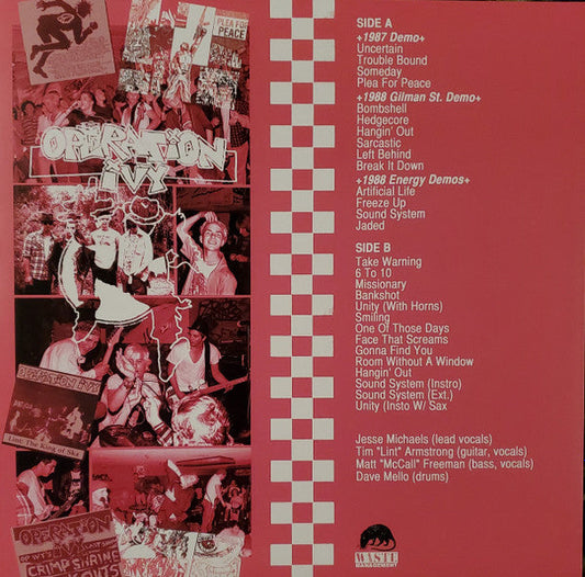 Learn To Dance The Geek With The... Operation Ivy: The Demos 1986-1988 (UNOFFICIAL VINYL) | Mint (M) Mint (M)