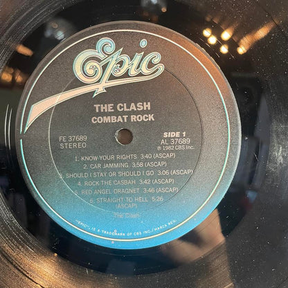 The Clash - Combat Rock (VINYL) | Excellent (EX) Very Good Plus (VG+)
