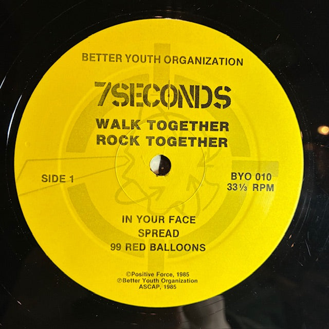 7 Seconds - Walk Together, Rock Together (VINYL) | Excellent (EX) Excellent (EX)
