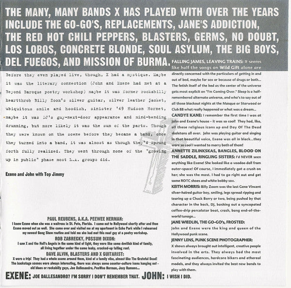 X (5) - Beyond & Back: The X Anthology (CD) | Excellent+ (EX+) Excellent+ (EX+)