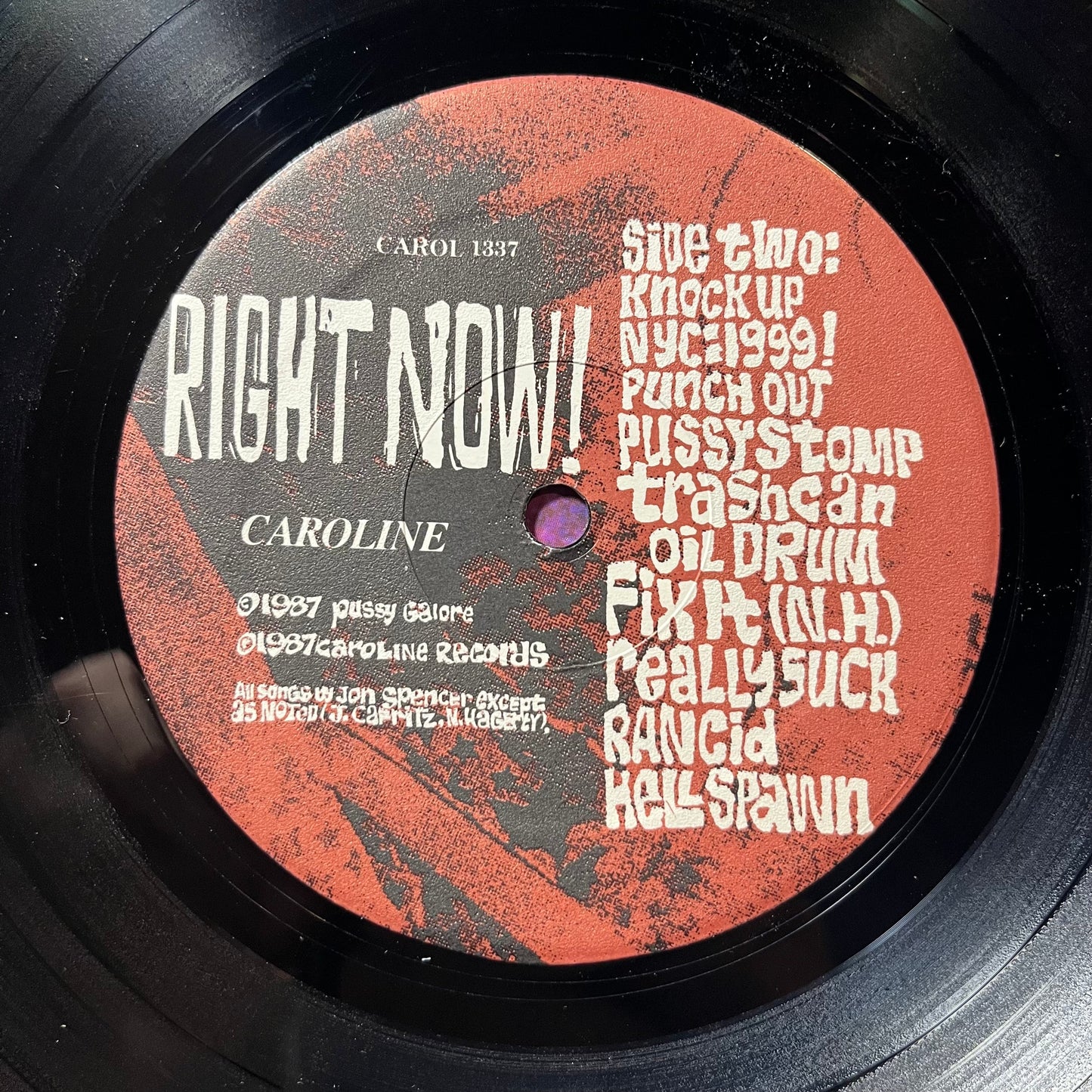 Pussy Galore (2) - Right Now! (VINYL) | Near Mint- (NM-) Excellent+ (EX+)