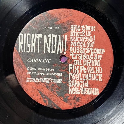 Pussy Galore (2) - Right Now! (VINYL) | Near Mint- (NM-) Excellent+ (EX+)