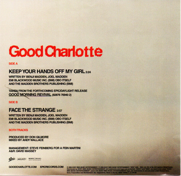 Keep Your Hands Off My Girl (7") | Near Mint (NM) Near Mint (NM)