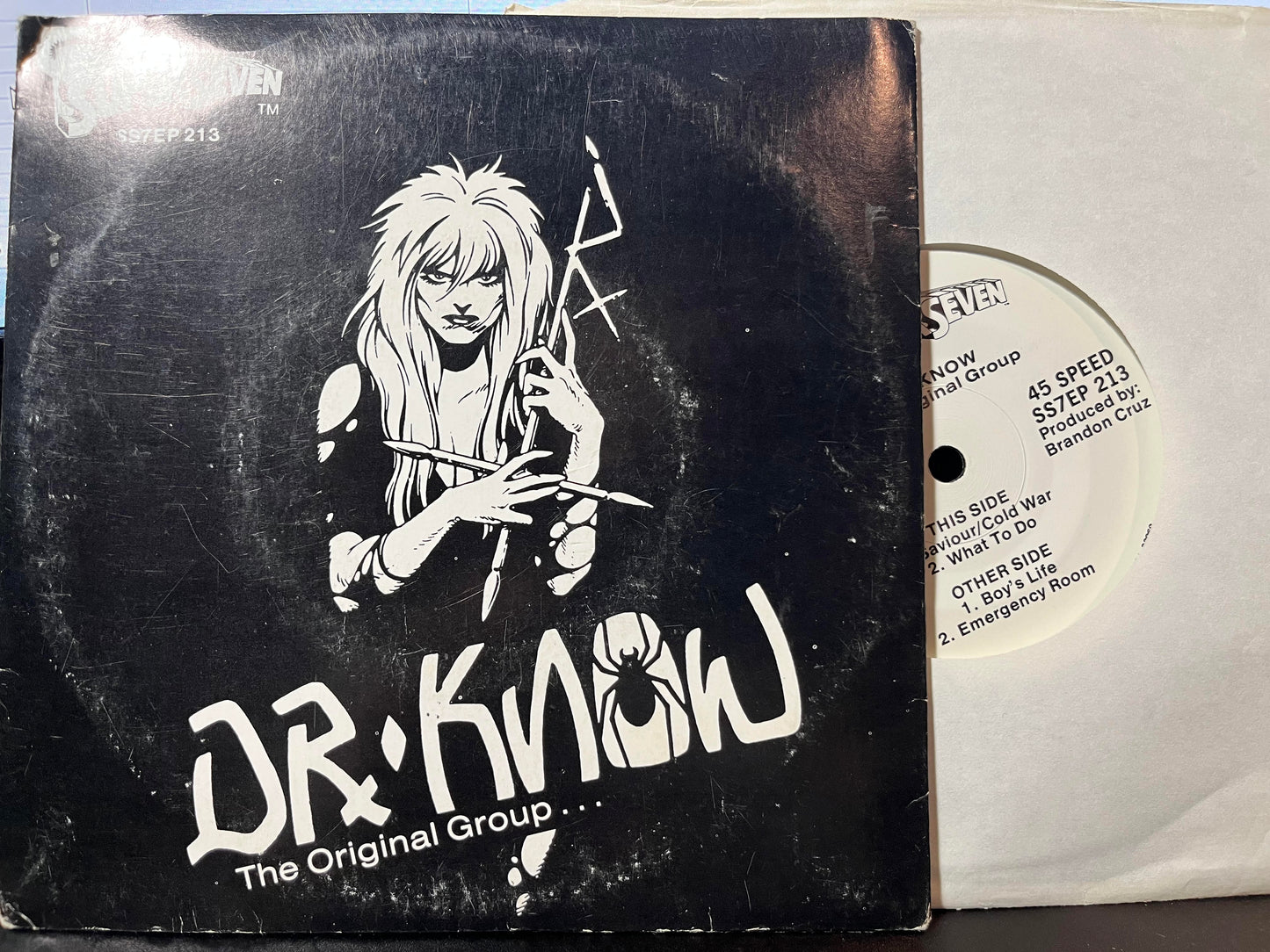 Dr. Know (3) - The Original Group ... (7" VINYL) | Near Mint (NM) Very Good Plus (VG+)