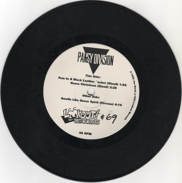Pansy Division - Fem In A Black Leather Jacket (7" VINYL) |
