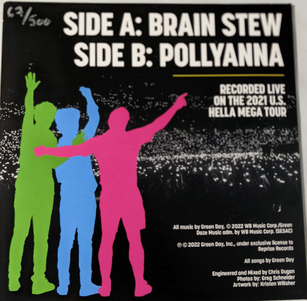 Green Day - Live From Hella Mega (7") | Near Mint (NM) Near Mint (NM)